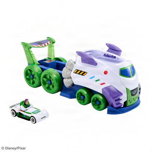 Hot Wheels Superstar Speeders Toy Story 5 Hi-Tech Buzz Lightyear Launcher