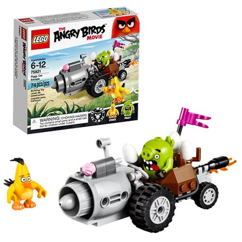Lego Angry Birds 75821 PIGGY CAR ESCAPE Chuck Piggy Eggs NISB 