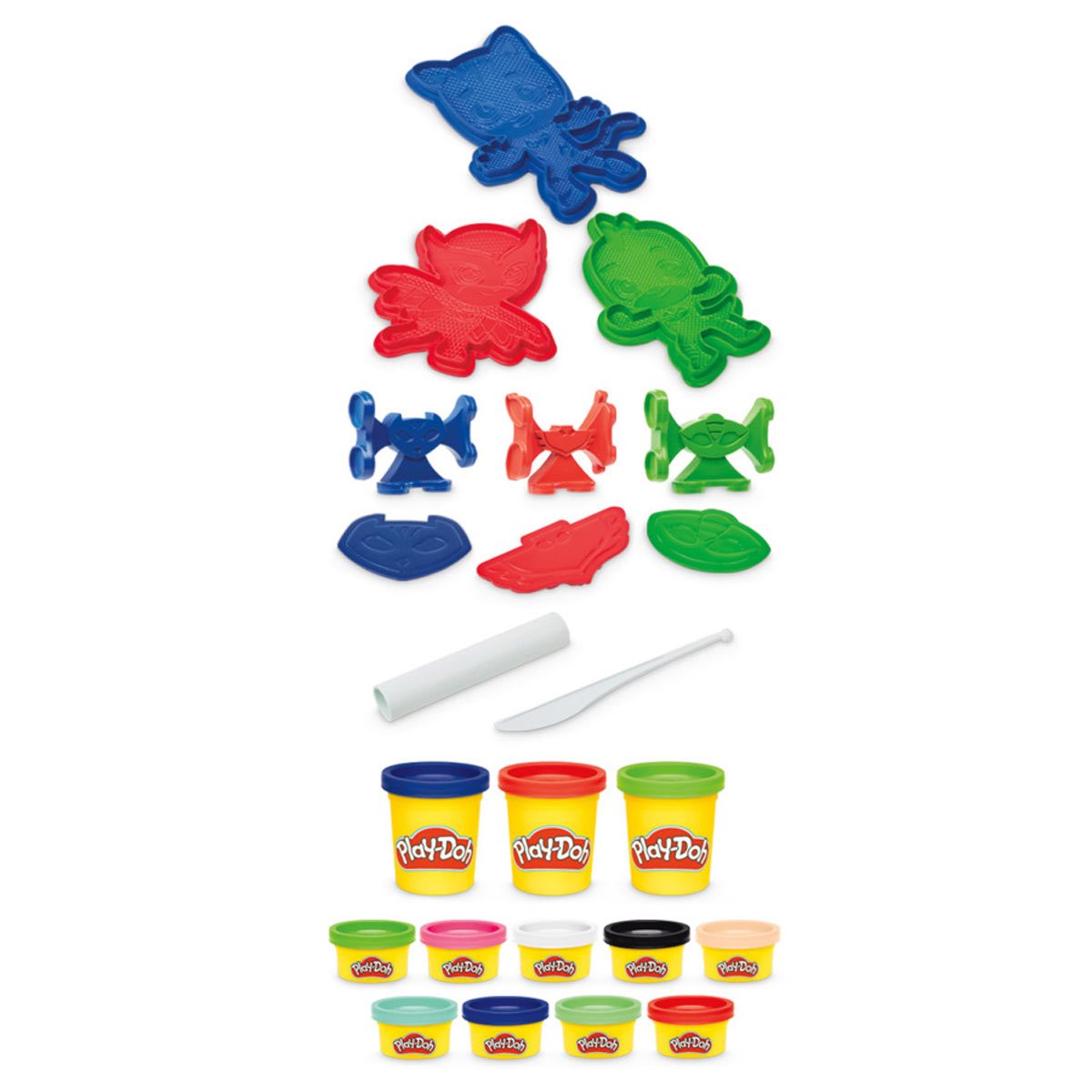 Play-Doh PJ Masks Hero Set, PJ Masks Playset with 12 Cans, Preschool Toys,  Superhero Toys, PJ Masks Toys for 3 Year Old Boys and Girls and Up