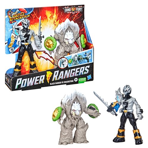 Power Rangers Battle Attackers Action Figures Wave 2 Set