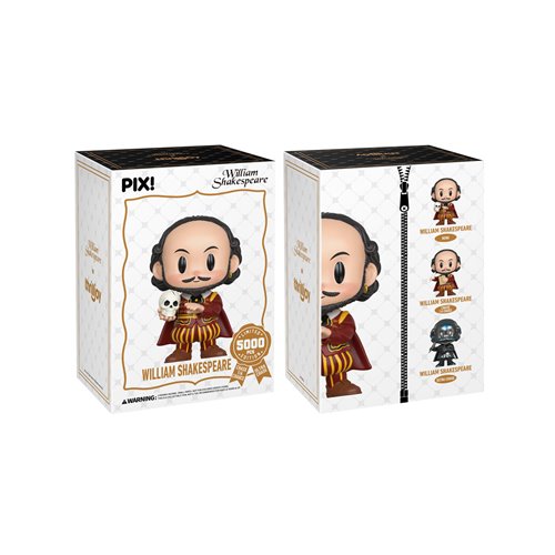 William Shakespeare with Skull Pix! Vinyl Figure