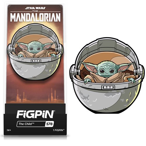 Star Wars: Mandalorian The Child in Pod FiGPiN Classic Pin
