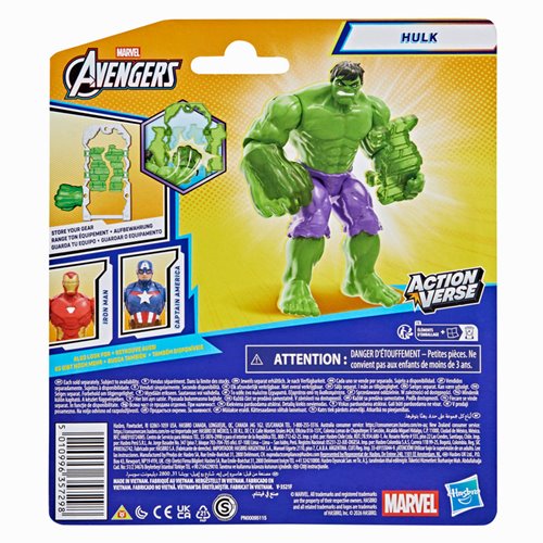 Marvel Avengers ActionVerse Hulk Action Figure