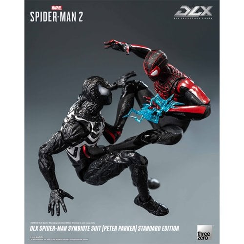 Marvel Spider-Man 2 Spider-Man Symbiote Suit Peter Parker Standard Edition DLX Action Figure