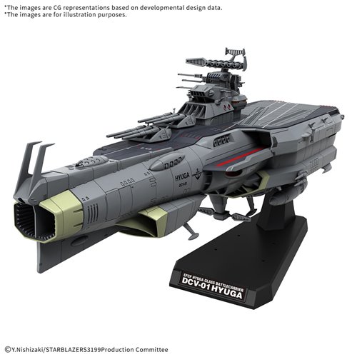 Yamato DCV-01 Hyuga Class Battle Carrier 1:1000 Scale Model Kit