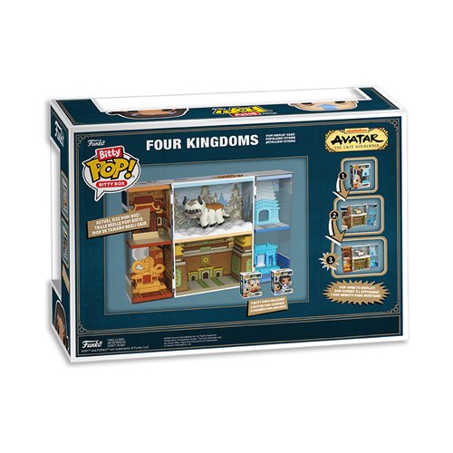 Avatar The Last Airbender Four Kingdoms Funko Bitty Pop! Box Playset