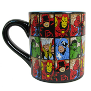Marvel Comics Characters Grid 14 oz. Ceramic Mug