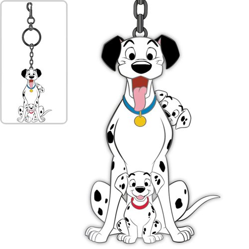101 Dalmatians Pongo and Puppies Key Chain