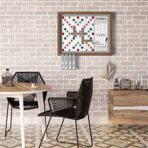 Scrabble Deluxe 2-in-1 Vintage Wall Edition