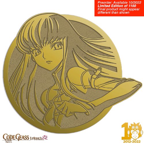 Code Geass Limited Edition Emblem C.C. Pin