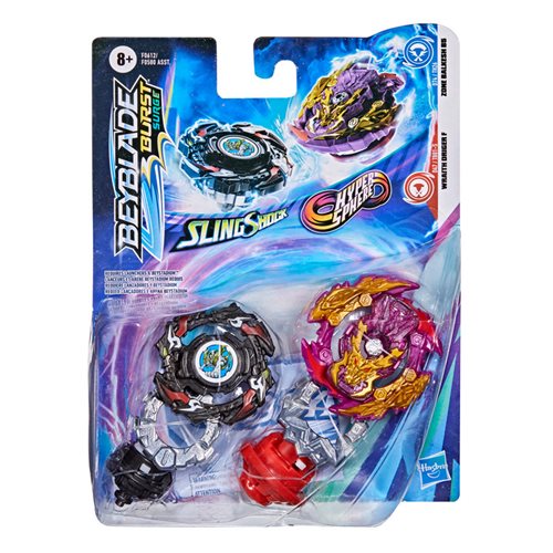 Beyblade Burst Surge Dual Collection Pack Hypersphere Zone Balkesh B5 and Slingshock Wraith Driger F