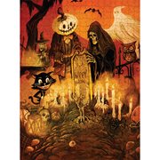 Halloween at the Cemetery 500-Piece Puzzle