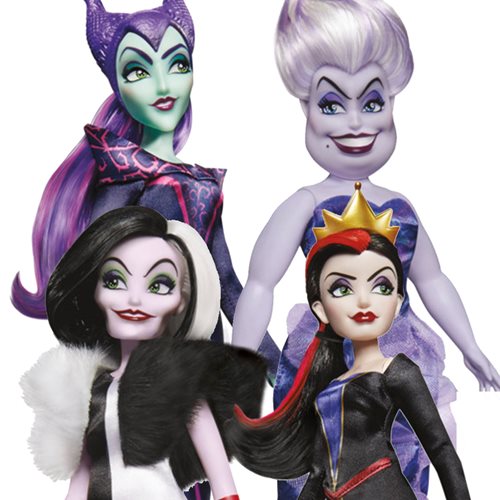Disney Princess Villains Dolls Wave 1 Case of 4