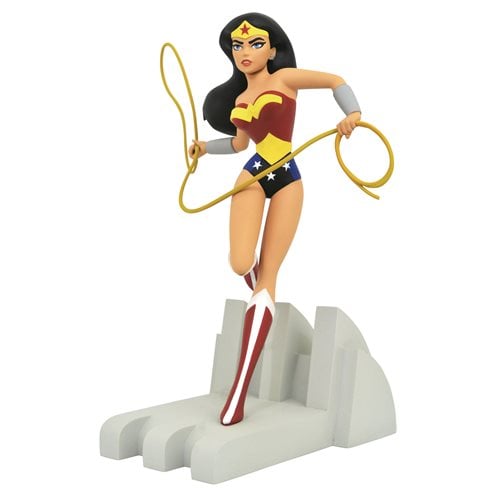 DC Premier Collection JL Animated Wonder Woman Statue