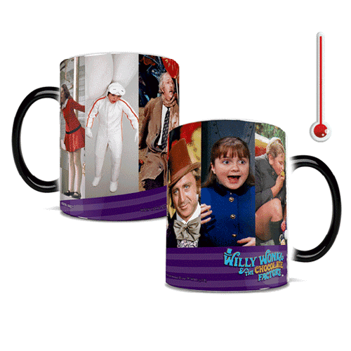 Willy Wonka and the Chocolate Factory Characters Morphing Mug