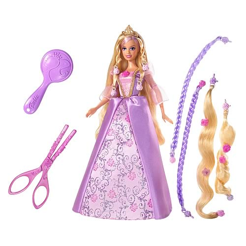 rapunzel long hair barbie doll