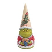 Dr. Seuss The Grinch Grinch Gnome Holding Present by Jim Shore Statue