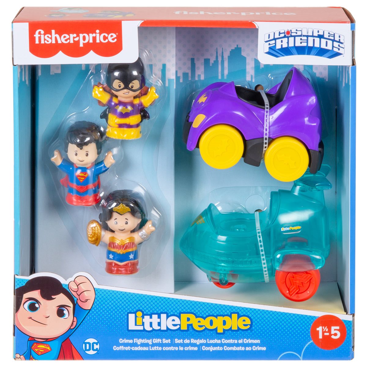 Fisher Price Little People BATGIRL Bat Girl DC Comics Gift Toy 