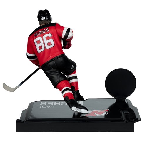 NHL SportsPicks New Jersey Devils Jack Hughes 7-Inch Posed Figure