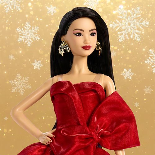 Barbie 2026 Holiday Barbie Doll with Black Hair