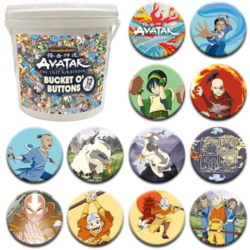 Avatar: The Last Airbender 144-Piece Bucket o' Buttons
