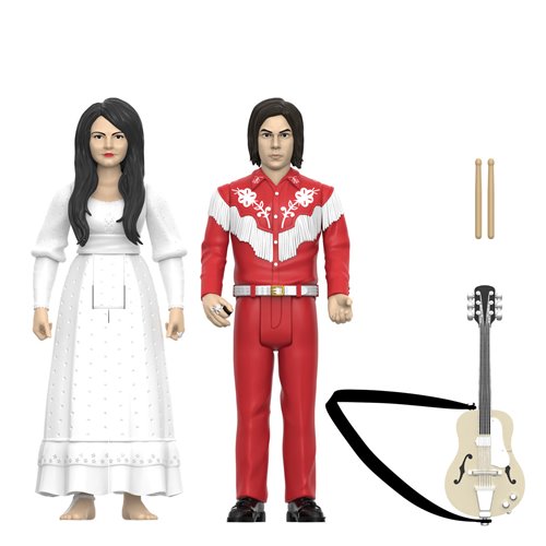The White Stripes Elephant 3 3/4-Inch ReAction Figures 2-Pack