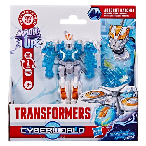 Transformers Cyberworld Autobot Ratchet Armored Cyber Changers Energon Surge Action Figure