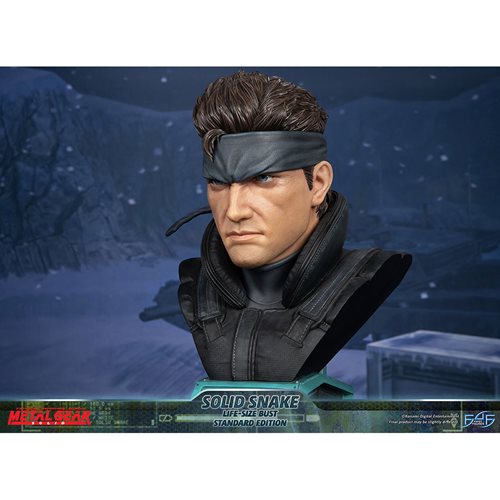 Metal Gear Solid Solid Snake Life-Size 1:1 Scale Bust