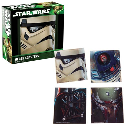 Star Wars Glass Coasters Set 4-Pack
