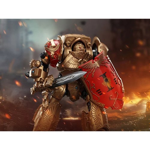 Joy Toy Warhammer The Horus Heresy Custodes Galatus Dreadnought 1:18 Scale Action Figure