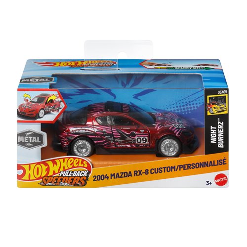 Hot Wheels Pull-Back Speeders 2025 Mix 4 Case of 12