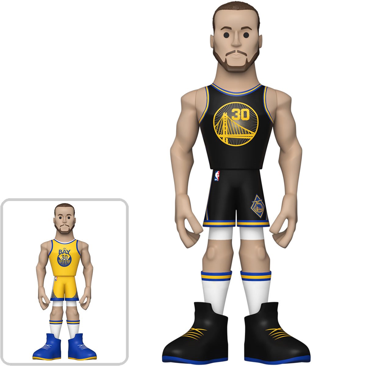 Funko Vinyl Gold 5 NBA: Warriors - Steph Curry with Chase 