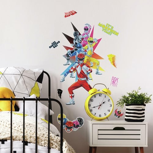 Power Rangers Peel and Stick Giant Wall Decals