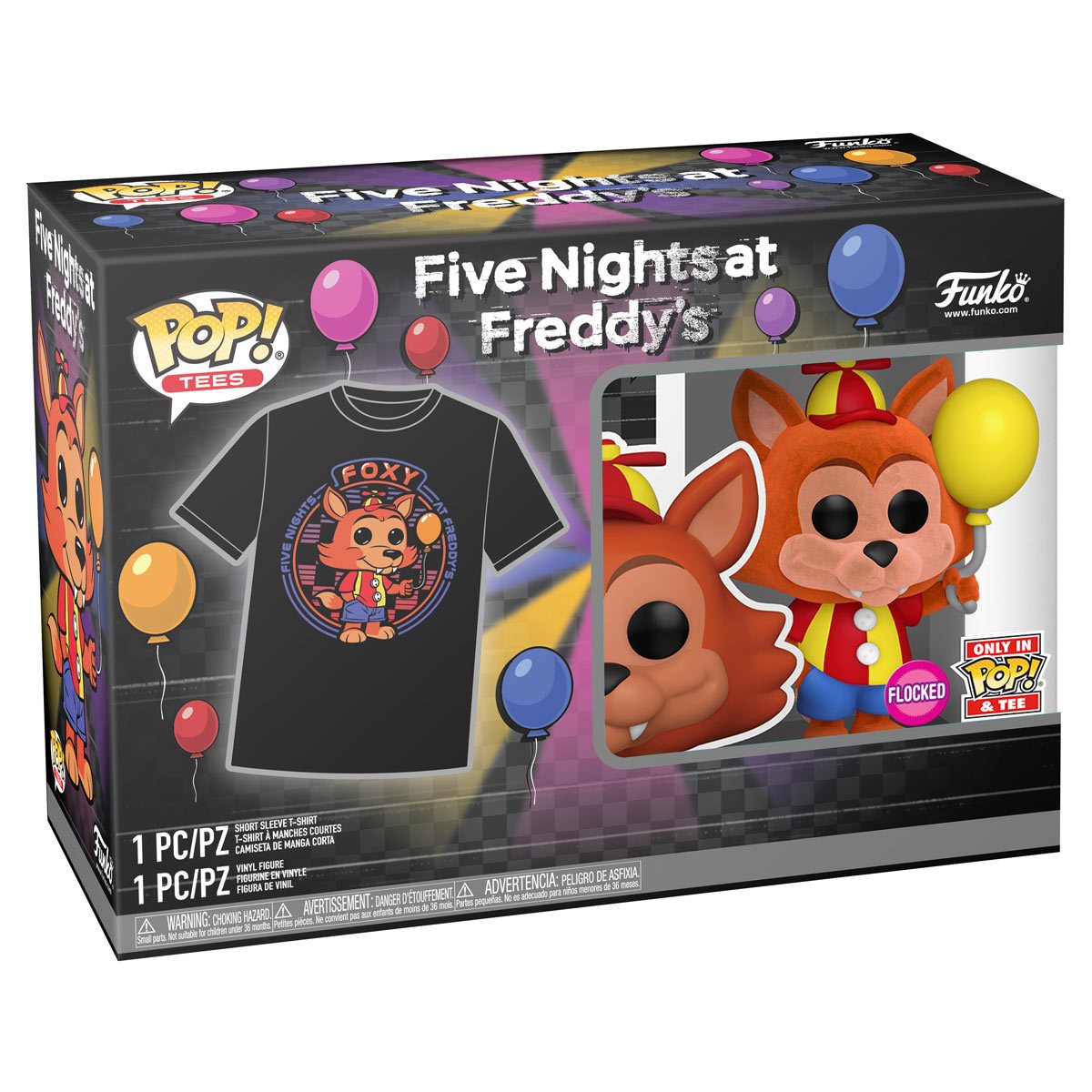 Five Nights at Freddy's Balloon Foxy Flocked Pop! Vinyl Figure