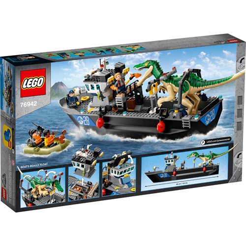 LEGO 76942 Jurassic World Baryonyx Dinosaur Boat Escape