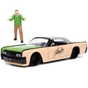Hollywood Rides Lincoln Continental 1:24 Scale Die-Cast Metal Vehicle with Stan Lee Figure