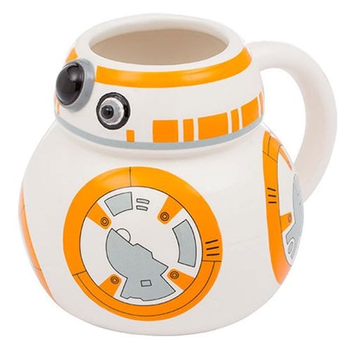 BB-8 Ceramic Sculpted Mug Microwave Safe 16 oz. Star Wars The Force Awakens 