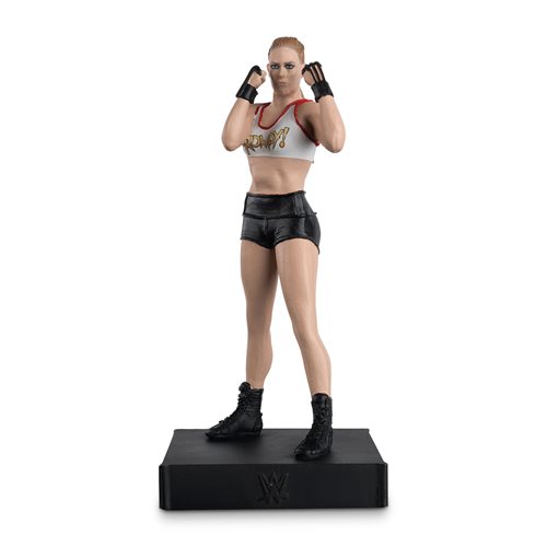 WWE Championship Collection Ronda Rousey Statue with Collector Magazine