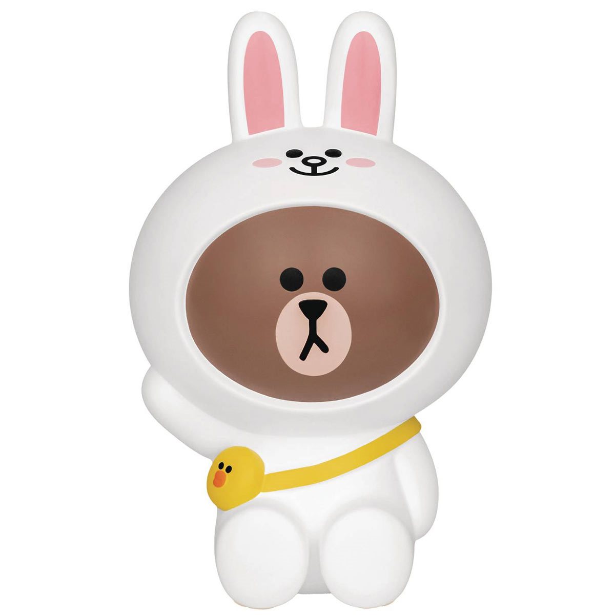 Line Friends Sitting Brown Character Coin Piggy Bank Moneybox Toy Figure Deco 