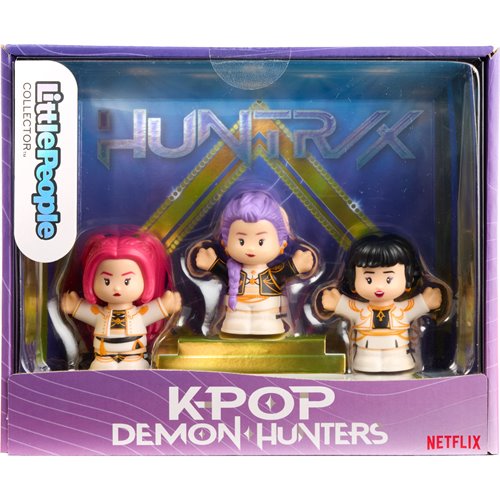 Kpop Demon Hunters Huntr/X Little People Collector Figure Set