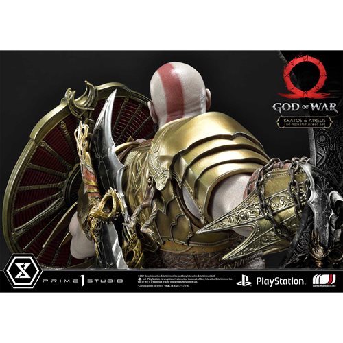 God of War Kratos and Atreus Valkyrie Armor Set Ultimate Premium Masterline 1:4 Scale Statue