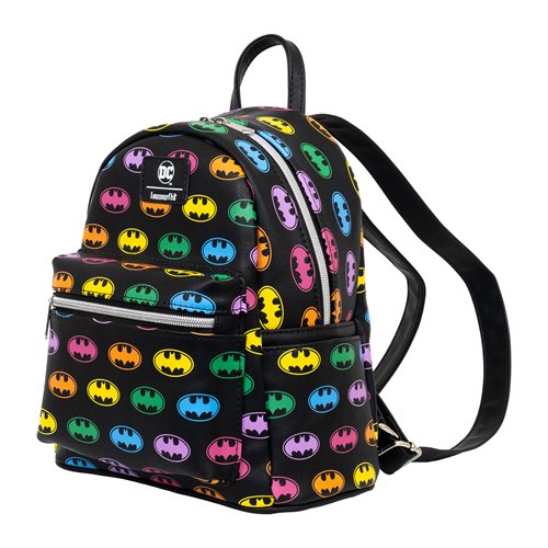 Batman Rainbow Logo Mini-Backpack - EE Exclusive