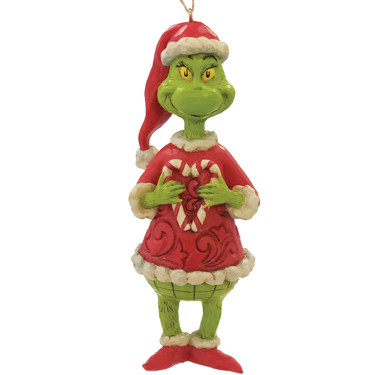 Enesco Dr Seuss The Grinch Stealing Oversized Candy Canes Figurine 