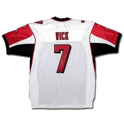 Michael Vick Signed Atlanta Falcons Away/White Jersey