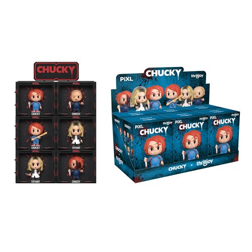 Chucky Universe Blind Box PIXL Mini-Figure Display Case of 6