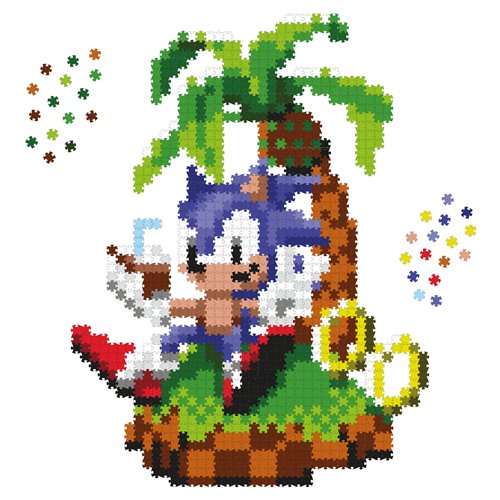 Sonic the Hedgehog Chillin' Sonic Jixelz Remix 1,200-Piece Puzzle