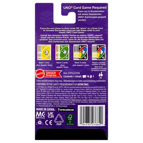 UNO Add-On Packs Stack Pack Card Game