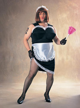 Fat Guy French Maid Costume