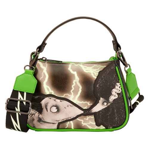 Frankenweenie Sparky and Persephone Glow-in-the-Dark Crossbody Bag