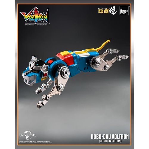 Voltron: Defender of the Universe Voltron Retro Toy Edition ROBO-DOU Action Figure